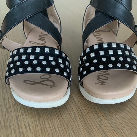 Sam Edelman Girls Audria Cassie Studded Sandals 12 - Picture 6 of 14